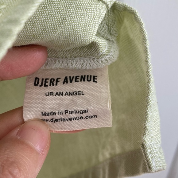 Djerf Avenue Breezy Shorts Green in Size Small - Picture 5 of 6